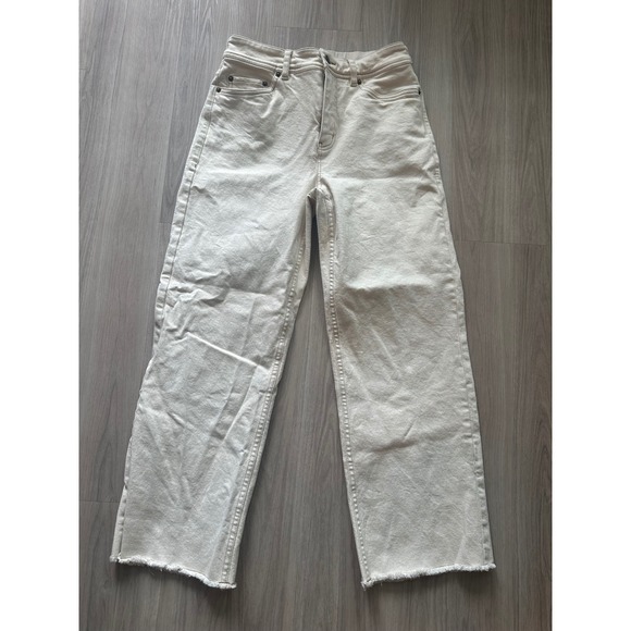 Toad&Co Denim - Toad&Co Womens‎ Balsam CutOff Wide Leg Raw Hem Pants Jeans Size 6